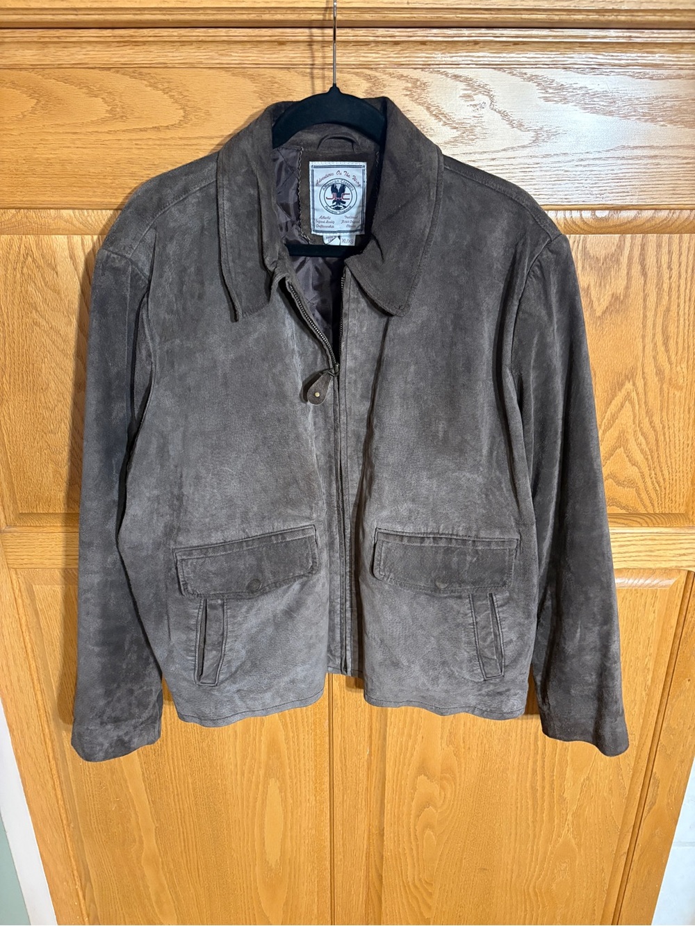 Vintage JLC Adventures on the Wing Genuine Suede Jacket Sz XL